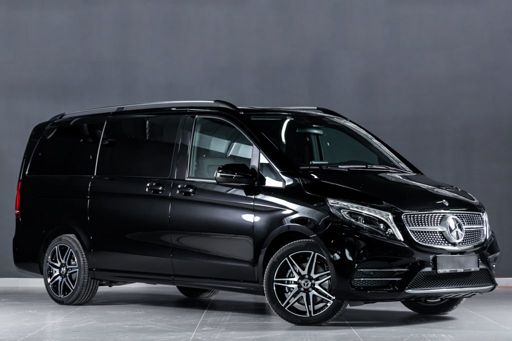 Black Mercedes V Class