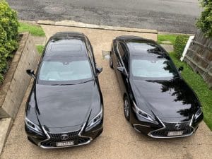 two lexus hybrid