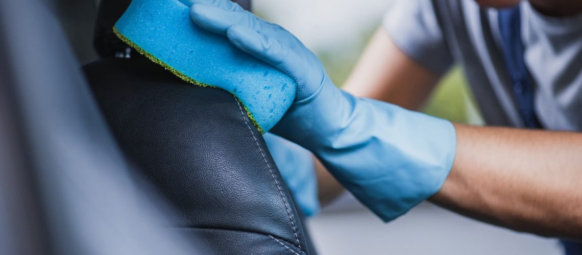 cleaning car